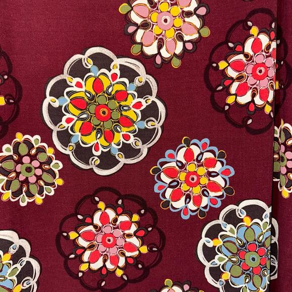 Fossil Floral Mandala Motif Shift Mini Dress Size Small - Picture 4 of 12